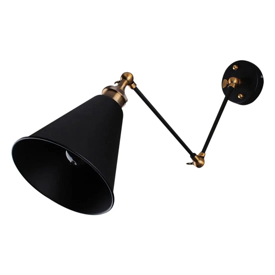 

E27 40-60W Industrial retro long-arm Creative Nostalgic Retractable Bedroom Bedside Wall Light Vintage Wall Lamp Adjustable In