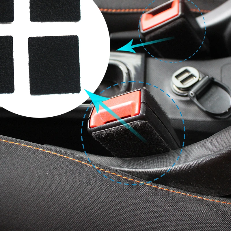 4 шт./компл. наклейка на розетку ремня безопасности для Mercedes Smart Forfour Fortwo 453 451 450