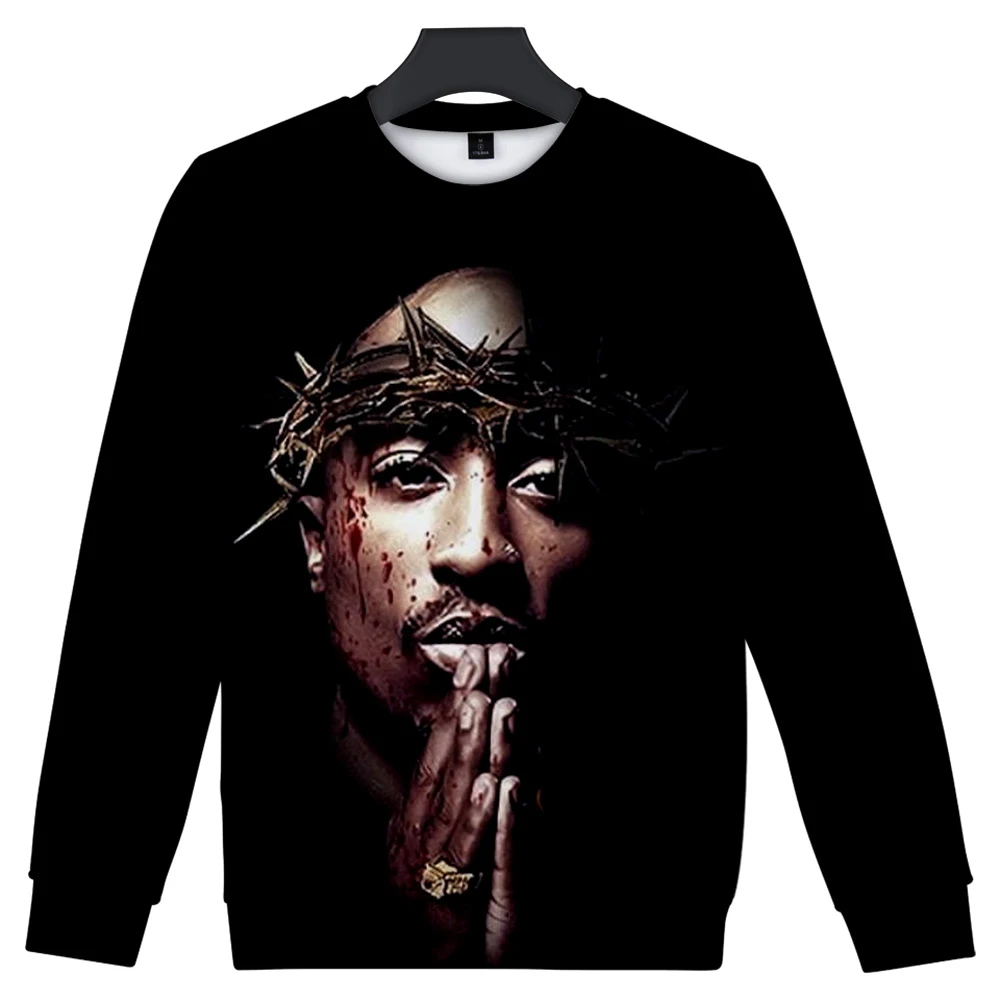 2PAC новый пуловер хип хоп Рок певица для мужчин и женщин толстовка с 3D принтом