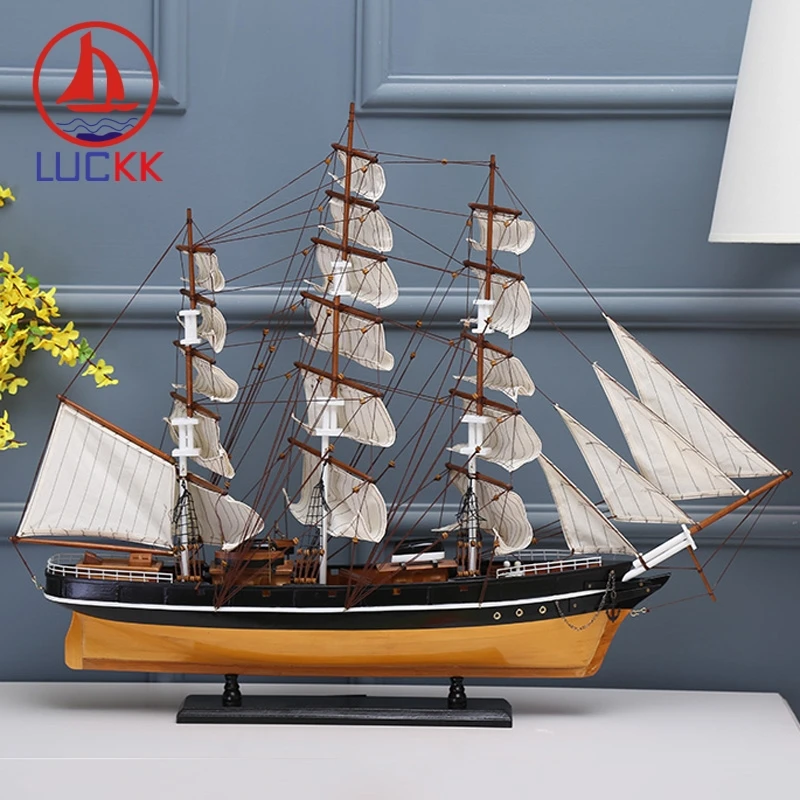 LUCKK 90 см CUTTY SARK деревянная модель корабля Burlywood нордическое домашнее украшение