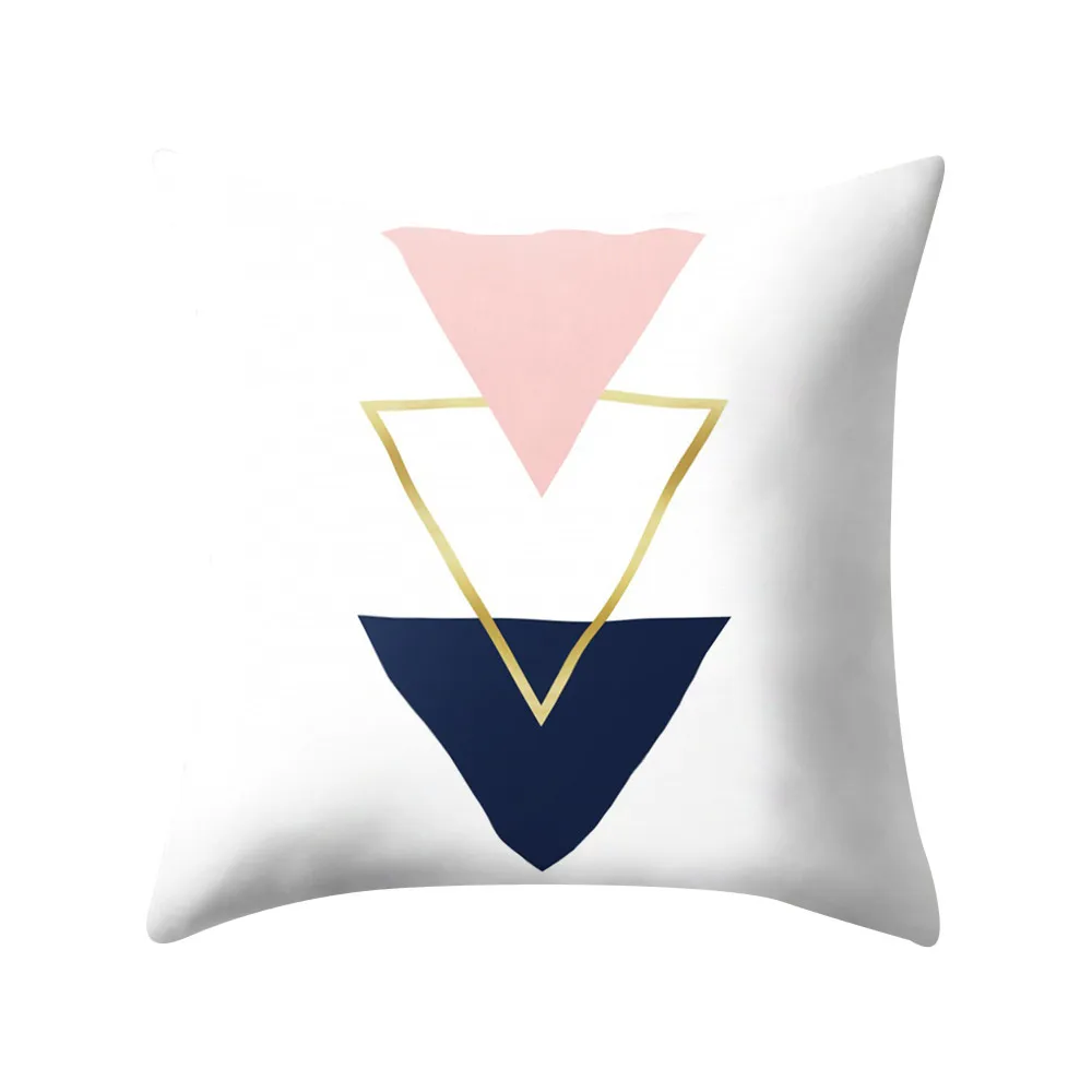 

Multicolor Design Pillow Case Geometric Rose Black Gold Fashion Queen Square Pillowcase For HomeLiving Room Bedroom Pillowcase