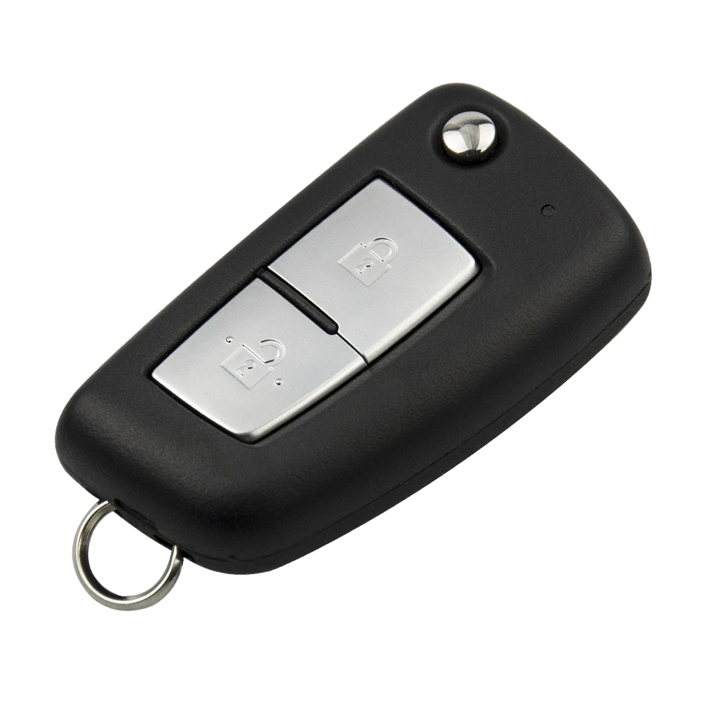 Okeytech 2 кнопки 433 МГц FSK PCF7946 чип дистанционного ключа автомобиля для Nissan Qashqai Sunny NV200 автоматический дистанционный складной ключ с нерезанным лезвием