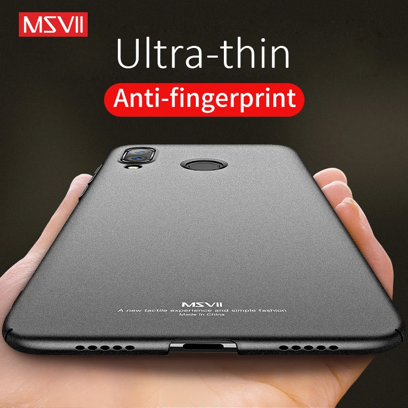 

MSVII Ultra-thin Phone Case for Xiaomi Redmi Note 7 Pro Case Anti-fingerprint Matte Hard Cases for Redmi Note7 Cover Coque funda