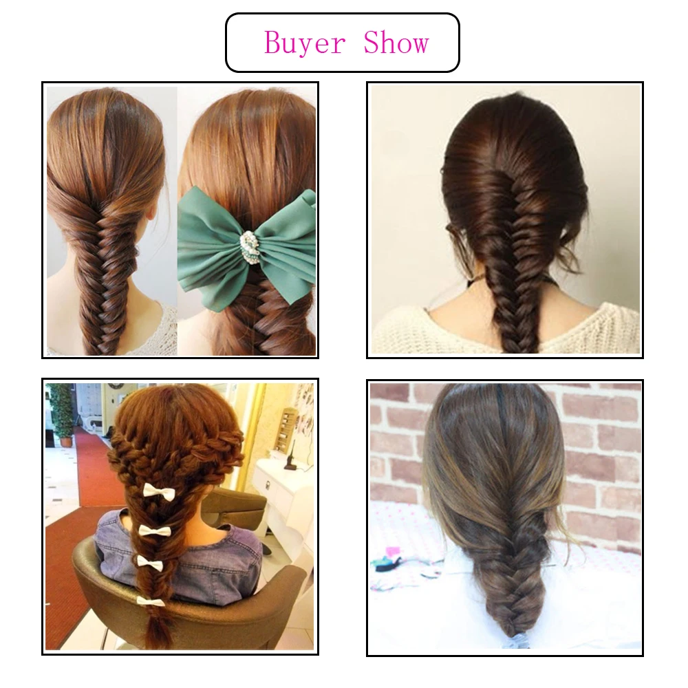 Waves Braider Tool Fashion Lady French Magic Hair Braiding Black Fish Bond Twist Styling Bun Maker For Gir Waves Braider Tool Fashion Lady French Magic Hair Braiding Black Fish Bond Twist Styling Bun Maker For Gir