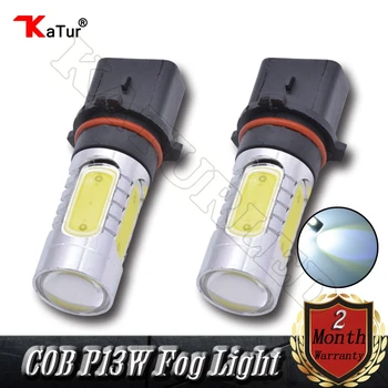 

2 Pieces P13W Car Truck 5 COB LED 7.5W 6500K HID White Fog Light Bulbs P13W Car Led Light Car Styling 12V DC Lighting