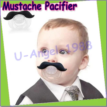 

Free shipping +1pcs Free Shipping Teeth Mustache Baby Boy Girl Infant Pacifier Orthodontic Dummy Beard Nipples wholesale