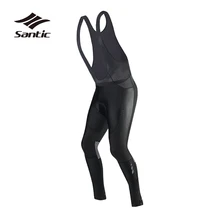 Santic штаны для велоспорта, Мужские штаны для гонок Coolmax, мягкие длинные штаны для велоспорта, профессиональная команда, для горной дороги, велосипеда, комбинезон, брюки, колготки
