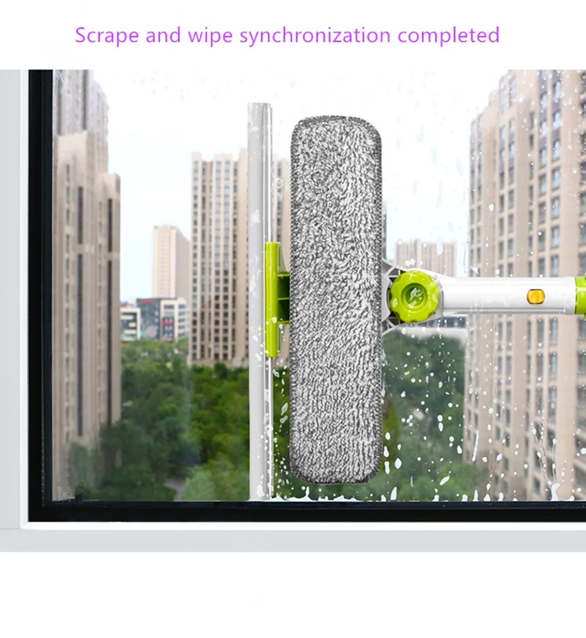Горячая щетка для мытья окон, телескопический очиститель стекла для дома, чистящая ткань, щетка для пыли, робот для чистки