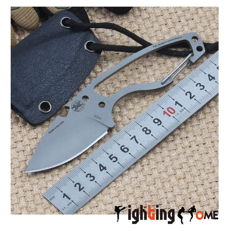 ФОТО High quality CPM S30V  jungle babachka knife wildlife survival cuchillo push dagger