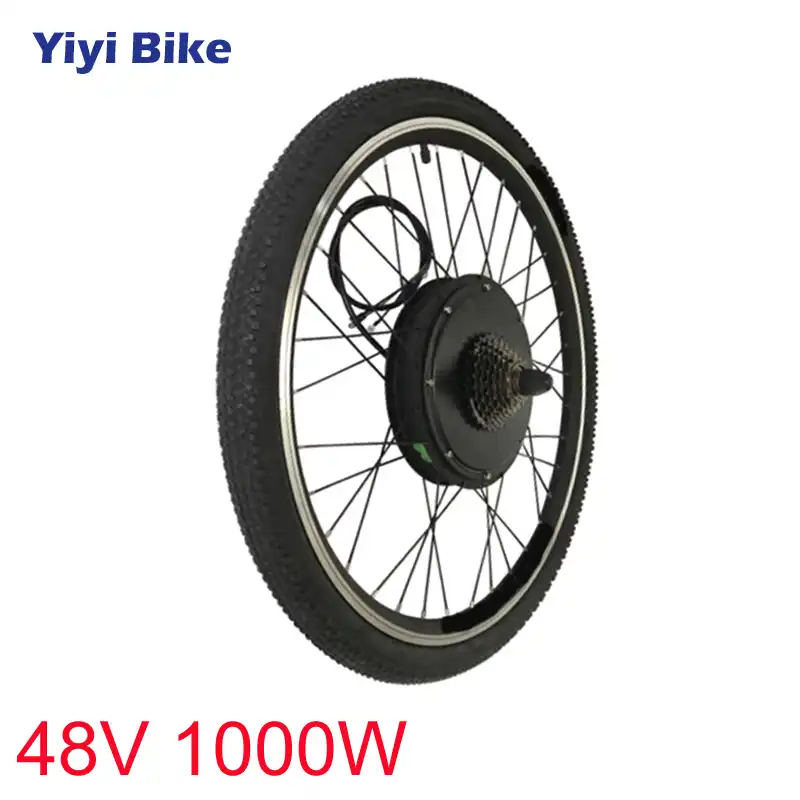 42km H High Speed 48v 1000w Electric Bike Kit Rear Motor Wheel 26