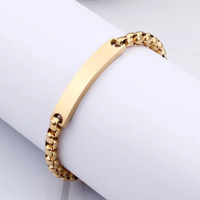

Personality Simple Couple Bracelet Stainless Steel Personality Bracelet