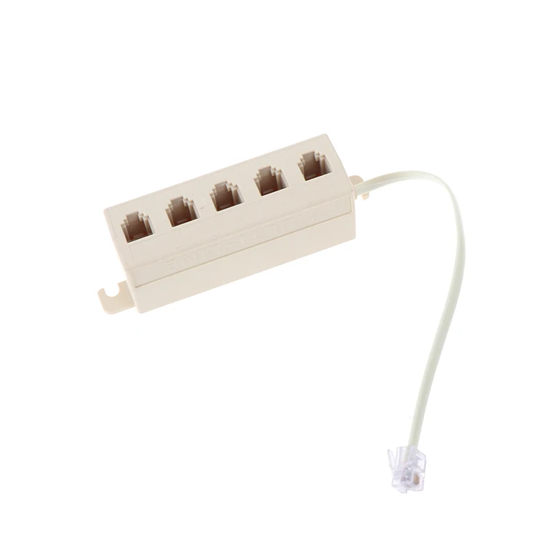 RJ11 полезный 5 способ выхода телефона модульное гнездо соединителя телефона линейный адаптер сетевой адаптер разъём разветвитель