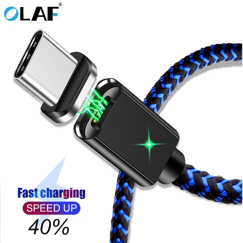 

Magnetic USB Cable for One Plus 6 Quick Charge QC3.0 USB C Fast Charging USB Charger Type C Cable for Samsung Galaxy S9 S8 Plus