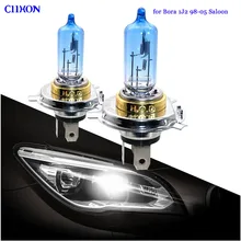 Ciihon 4 шт. для VW Bora 1J2 1998-2005 седан H4 501 55 Вт 100 Вт Супер белый ксенон HID Высокий/низкий/Светодиодный Боковой фары лампы
