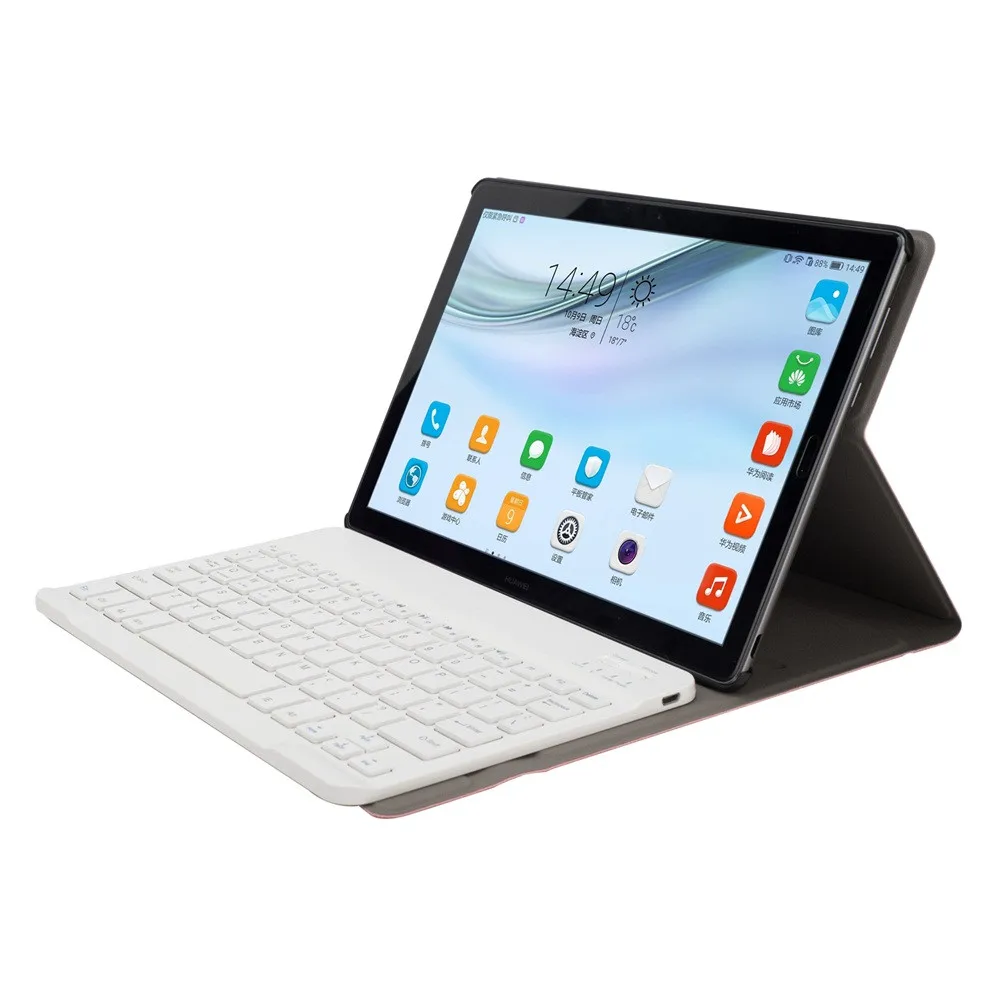 Для Huawei MediaPad M5 Pro 10 8 Smart Bluetooth клавиатура + флип чехол с подставкой sanlepus