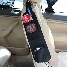 HotMeiNi автомобильное сиденье боковой карман многоцелевой сумка для хранения мобильных телефонов сумка для хранения автомобиля установлен подвесной мешок для напитков