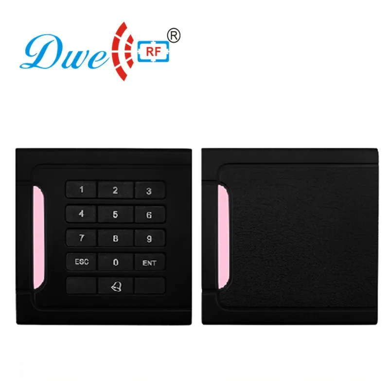 DWE CC RF Бесконтактный RFID считыватель карт клавиатура Wiegand 26 или Wiegand 34 сканер EM ID MF считыватель D302 - Цвет: access controller