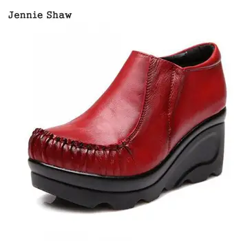

women high heels boots round toe ankle boots spring and autumn short shoes Genuine leather shoes sys-953
