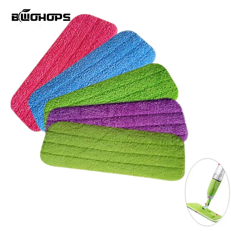 

3PCS/set Fiber Spray Mop Pads Head Floor cleaning cloth Paste The Mop To Replace Cloth Household Cleaning Mop Accessories