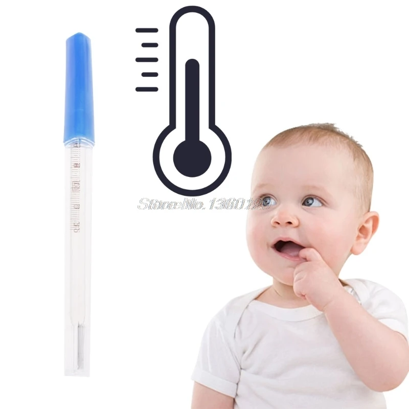 

Medical Mercurial Glass Thermometer Large Screen Clinical Medical Temperature Measurement Device Easy Reading Wholesale&DropShip