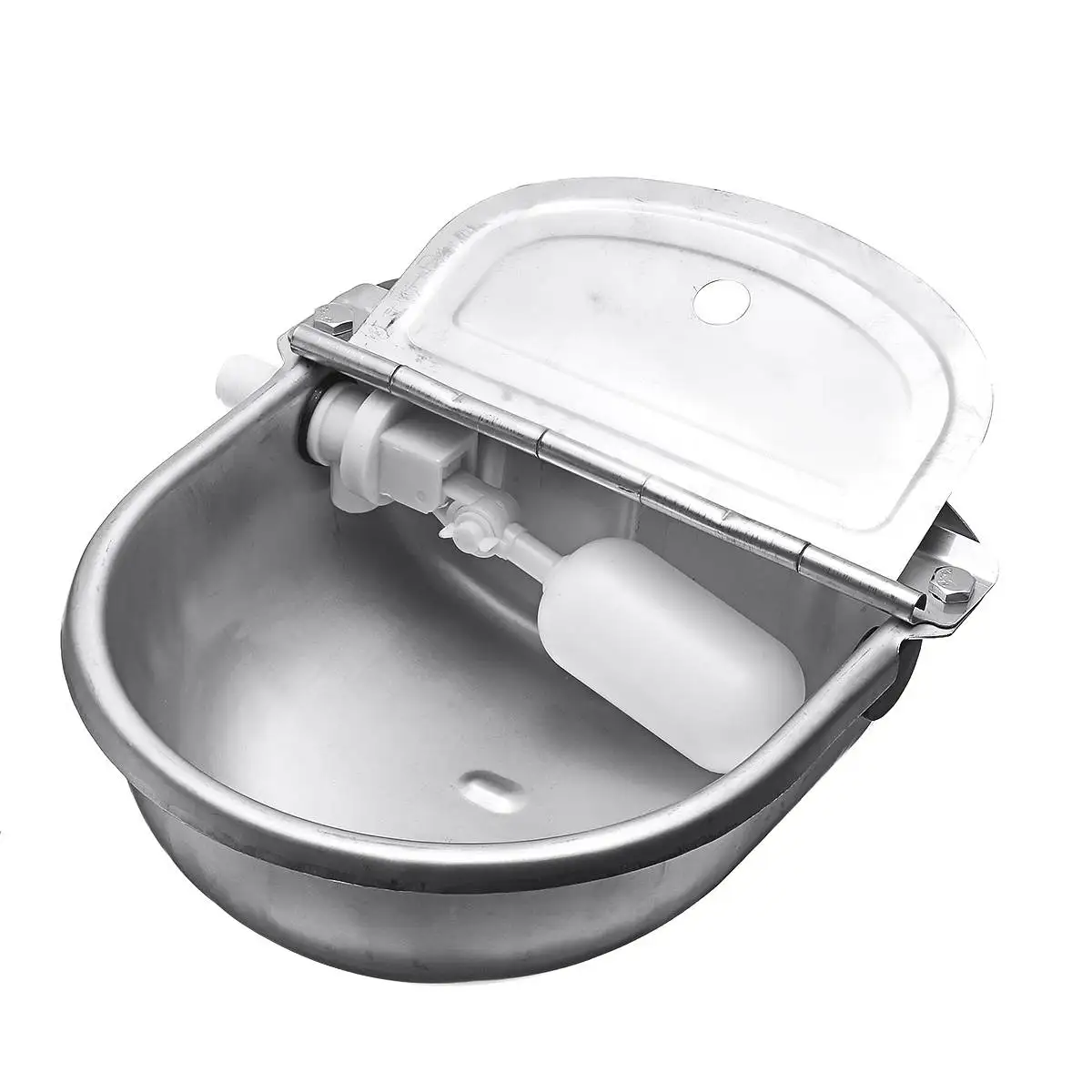 4L 304 Кормушка Для Воды Из Нержавеющей Стали, миска для лошадей, коз, овец, свиней, поплавок, миска, автоматическая поилка, поилка, аксессуары для крупного рогатого скота