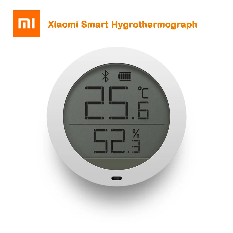 Оригинал Сяо mi ЖК дисплей Экран цифровой термометр Цзя Bluetooth Температура Smart Ху dity
