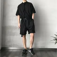 S-6XL! модная мужская одежда черный свободный спортивный костюм шорты брюки