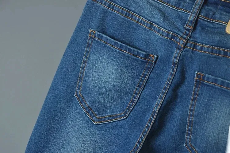 Calças de Brim para Mulheres 2020 do Vintage de Cintura Baixa Incendiar Elásticas Estilo Retro Fundo Sino Magro Calça Jeans Feminina Azul Escuro Denim Perna Larga Calças 19 Moda Feminina
