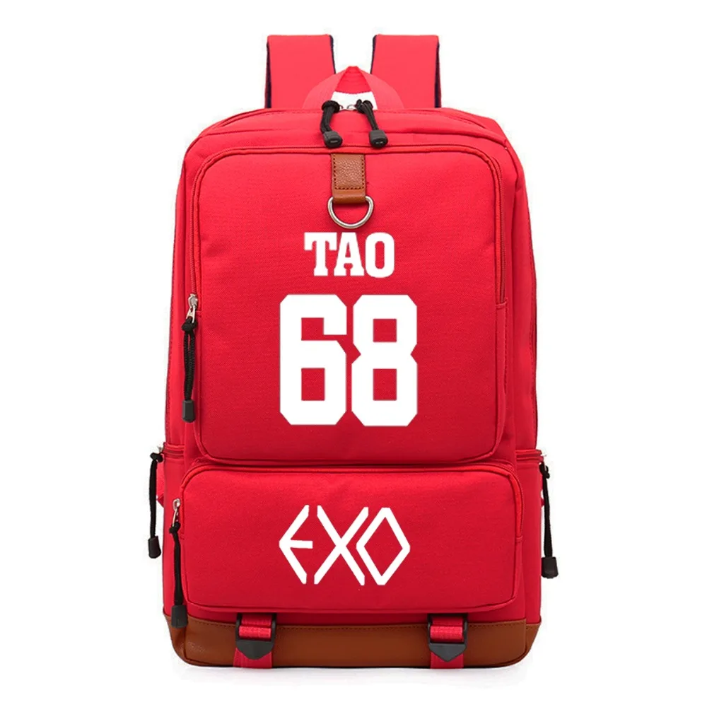 WISHOT KPOP EXO рюкзак на плечо дорожная школьная сумка для книг подростков мужские и