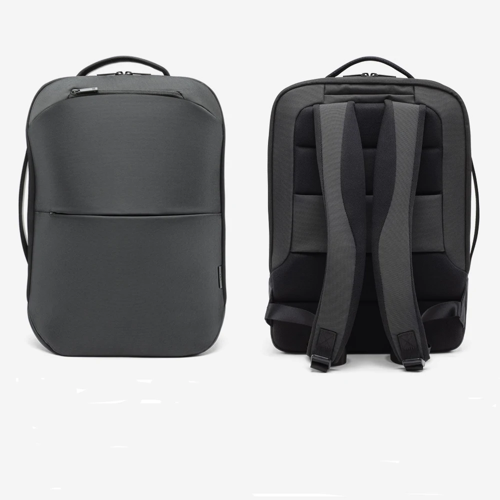 NINETYGO 90Fun бизнес рюкзак для ноутбука 20л Большая вместительная сумка мультизадачный Многофункциональный рюкзак для путешествий, работы, школы для мужчин и женщин - Цвет: Black
