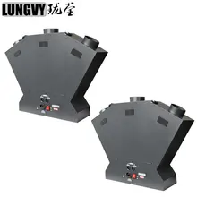 2 шт./лот) этап эффектные пламя проектор 3 головы 220 Вт пожарная машина этап DMX512 пожарная машина