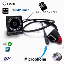 1.3MP Fisheye Mini IP Camera 960P HD Security Camera Camhi App CCTV Surveillance Cam Support Micro SD Card Recording PC Browser