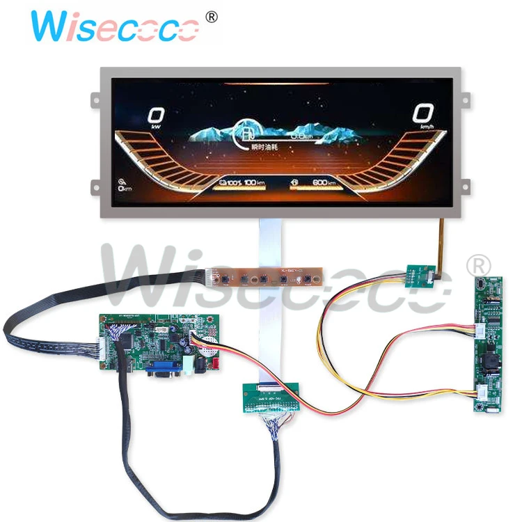 HSD123IPW1 A00 12,3 дюйма Разрешение 1920*720 HDMI дисплей TFT LCD 40 булавка LVDS для автомобильной измерительный прибор с ЖК-дисплеем