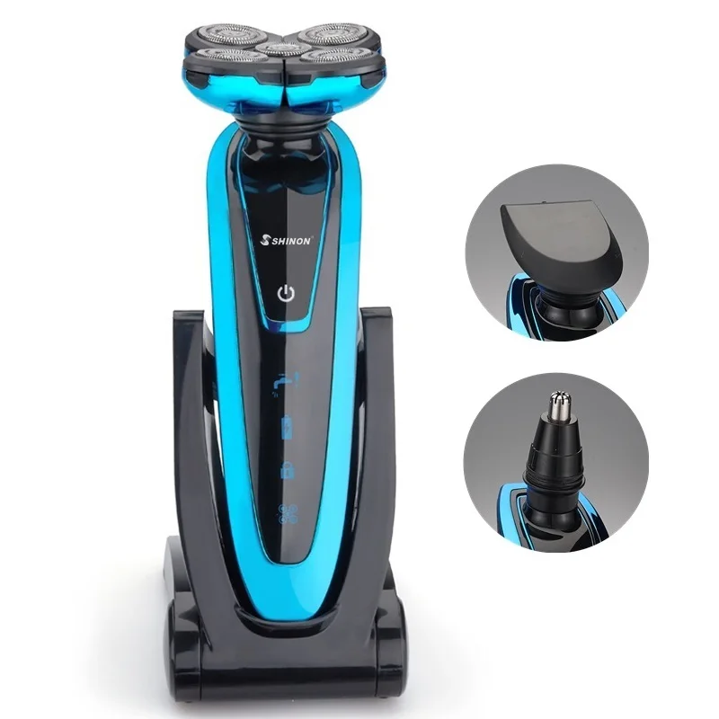 

3in1 washable shaver kit rechargeable Electric Shaver For Men beard trimmer Electric Razors nose trimmer ear shaving machine