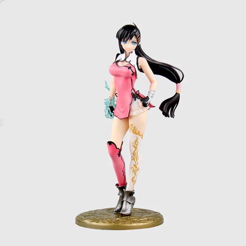 

Birthday Gift BLADE ARCUS From Shining Action Figure Collection 24cm Wang Bailong Blue Color 2p Pink Model Decorations