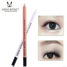 Карандаш для глаз MISS ROSE, ручка-лайнер с шелковым эффектом, консилер для макияжа, водостойкая долговечная косметика для подводки глаз