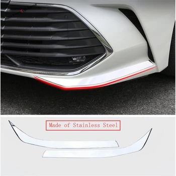 

Yimaautotrims Front Fog Lights Lamp Eyebrow Eyelid Protector Corner Strip Cover Trim Exterior Fit For Toyota Avalon 2019 2020