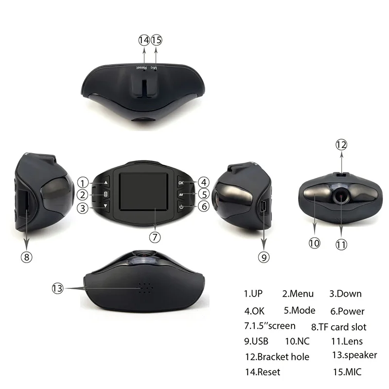 

Do Promotion! Mini Car DVR Camera Dashcam Full HD 1080P Video Recorder 120 Degree Wide Angle Dash Cam