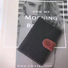 Модный бумажник для карт из искусственной кожи с принтом в виде листьев, мужской бизнес-банк, держатель для карт, тонкий чехол для кредитных карт, удобная упаковка для карт, карман для наличных денег