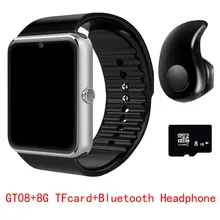 2017 Hot GT08 Bluetooth Smart Watch Sync Notifier Clock Connectivity Android Phone Smartwatch Support Sim TF Card PK DZ09 Q18