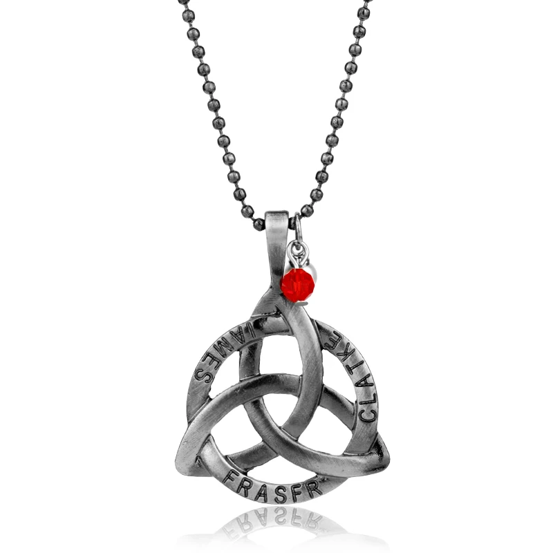 

HANCHANG Jewelry Hot TV Series Outlander Necklace Choker Crystal Pearl Pendants Necklace for women Female Accessories Collier