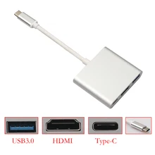 15 CM Tipo de C 3.1 Macho a USB $ number/HDMI/Tipo C Hembra Adaptador de Cargador para Macbook FW1S