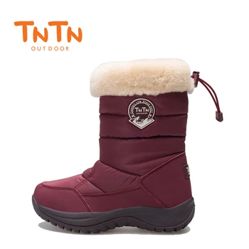 

2020 TnTn Winter Women Snow Boots Waterproof Hiking Shoes Women Breathable Outdoor Sneakers Waterproof Hiking Boots Woman