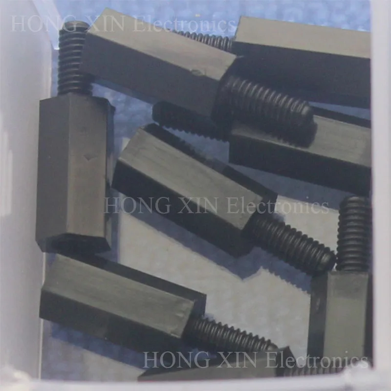 240 шт. черные шестигранные нейлоновые распорки для печатных плат|hex nylon spacer|nylon