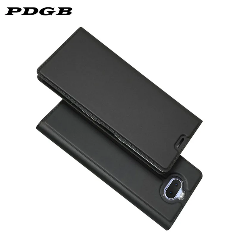 

PDGB Flip Leather Case for Sony Xperia X Compact XA1 XA2 XA3 Ultra 10 Plus L1 L2 Luxury Book Wallet Phone Cover Coque