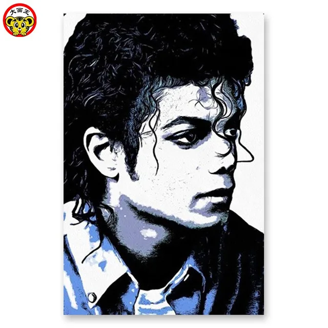 painting by numbers art paint by number Elvis Presley Michael Jackson