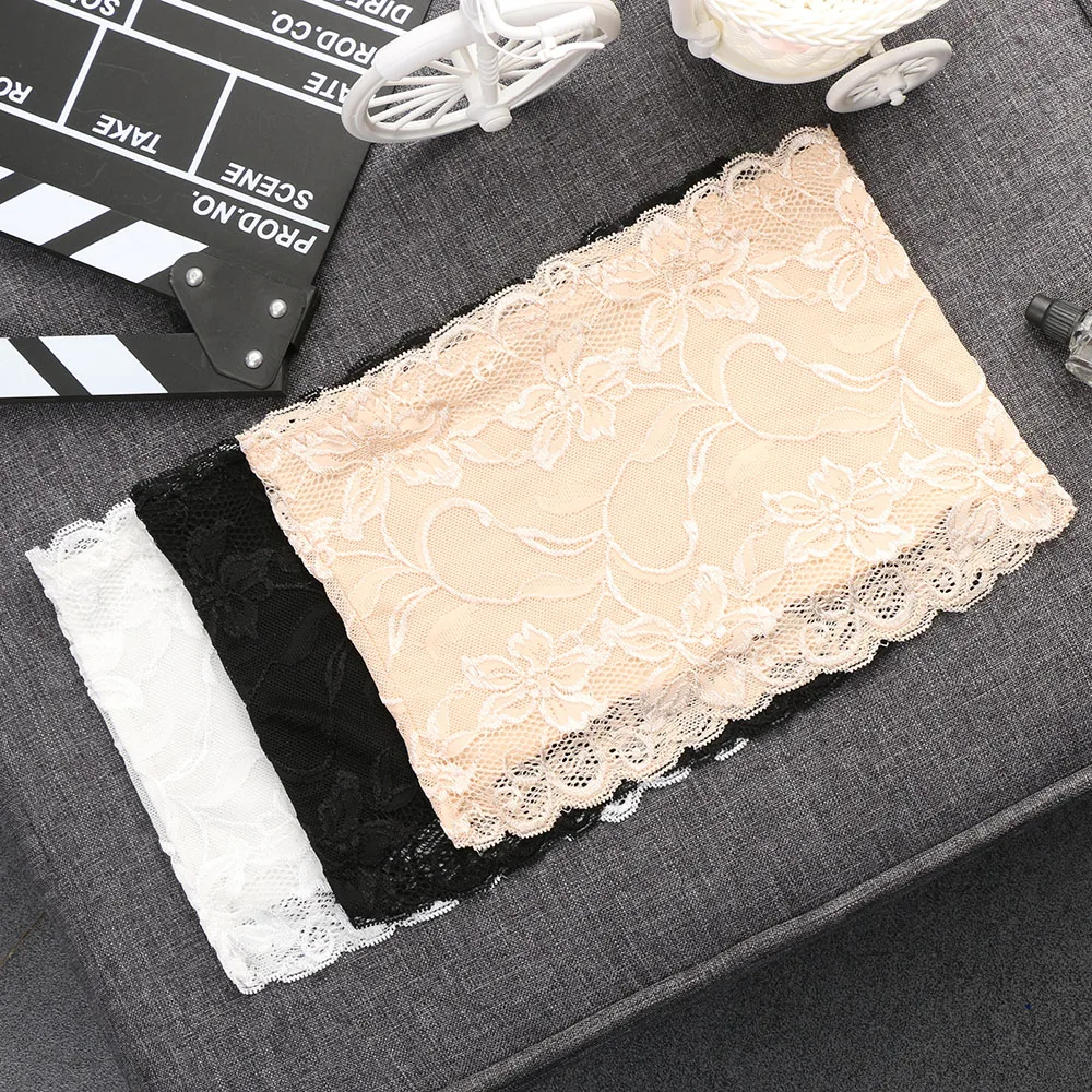 

2019 New 3 Tube Tos Color Fashion Sexy No Straps Women Lace Elastic Strapless Wrapped Chest Women Full Coverage Bra Summer