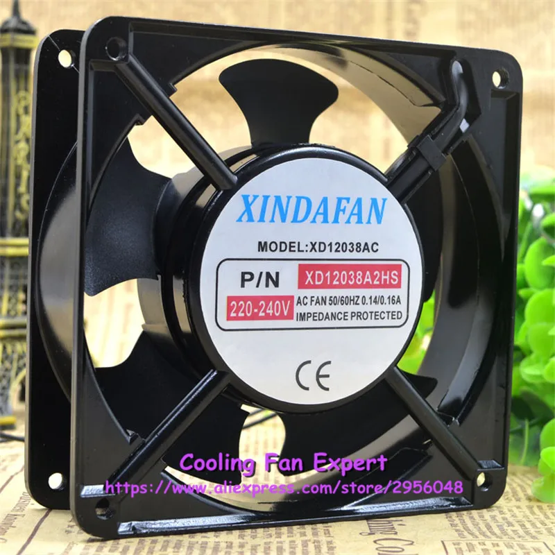 230V 12CM 12038 cabinet cooling fan XINDAFAN XD12038A2HS 220V