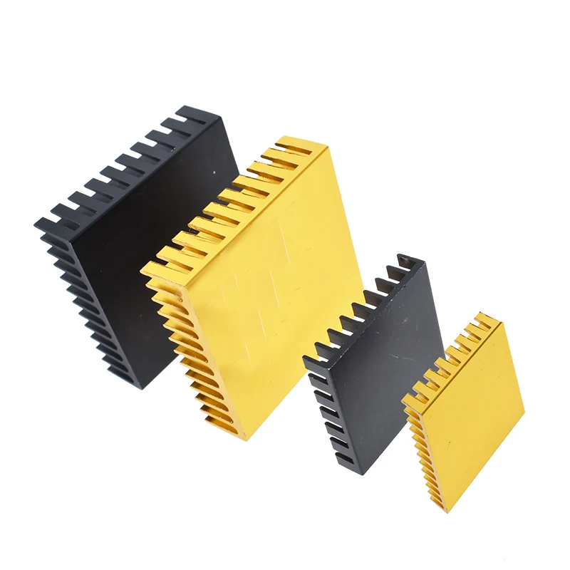 14*14*8mm Golden Black Aluminum Radiator IC Heat Sink Heat Sink 40 x 40 mm x 11 mm / 28 x 28 x 6 / 25 mm