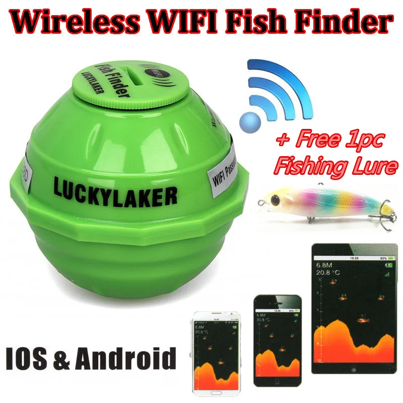 FF916 Wireless WiFi Fish Finder Sonar Findfish Detect Device Best